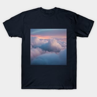 Dreamy pink purple clouds sky T-Shirt